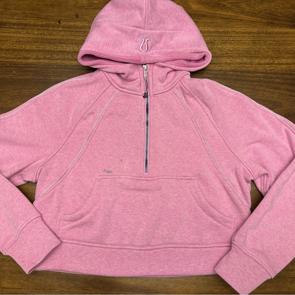 lululemon athletica Pink Half-Zip Hoodie